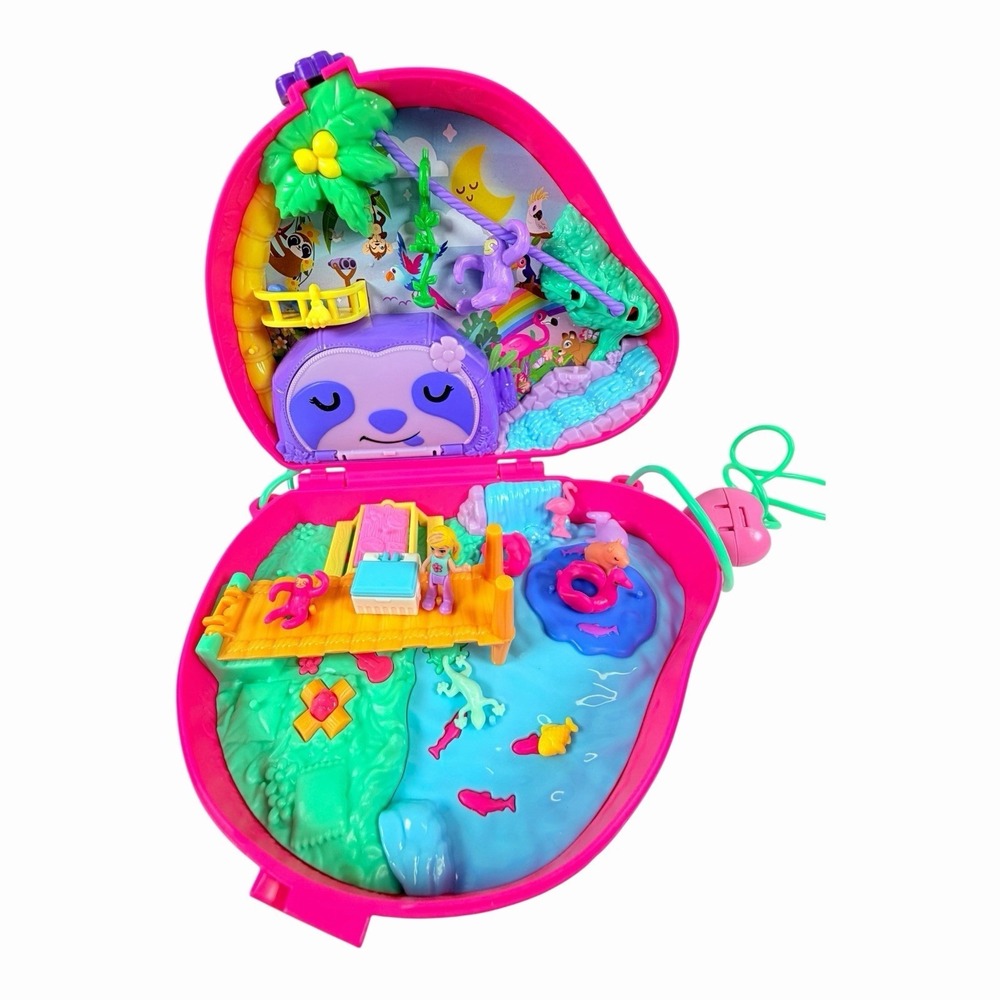 Polly Pocket Theme Park Backpack Complete Set